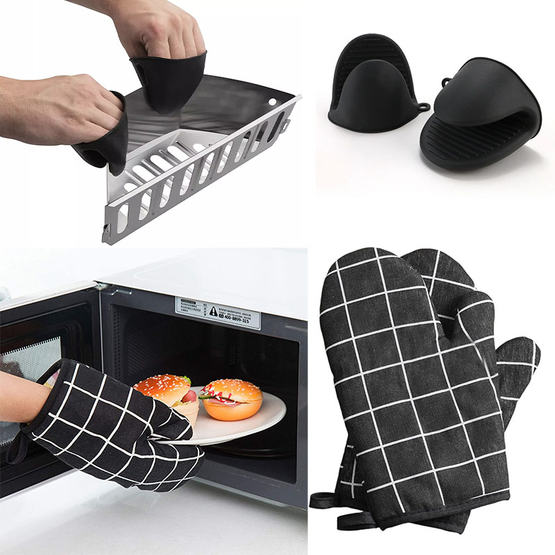 Oven Mitt Silicone - Силиконовые термостойкие прихватки для приготовления пищи