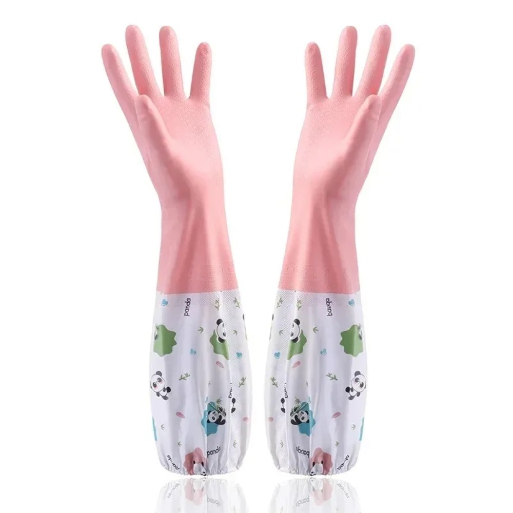 Dish Glove Rubber - Удлиненные водонепроницаемые резиновые перчатки для мытья