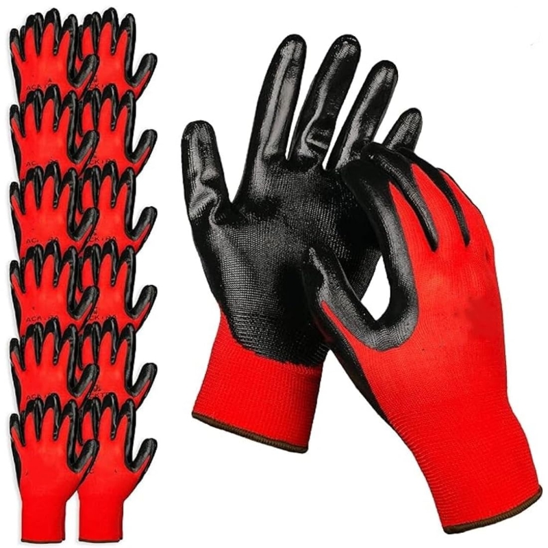 Nitrile Mechanic Glove - 4/20 шт. рабочие перчатки с нитриловым