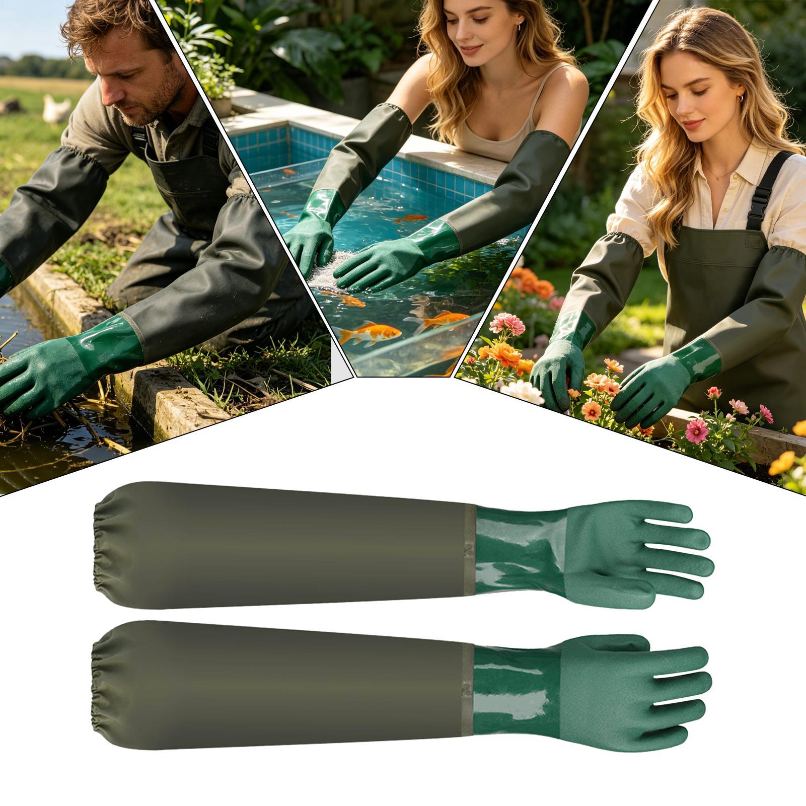 Rubber Glove Cleaning - Водонепроницаемые резиновые перчатки, долговечные, устойчивые к
