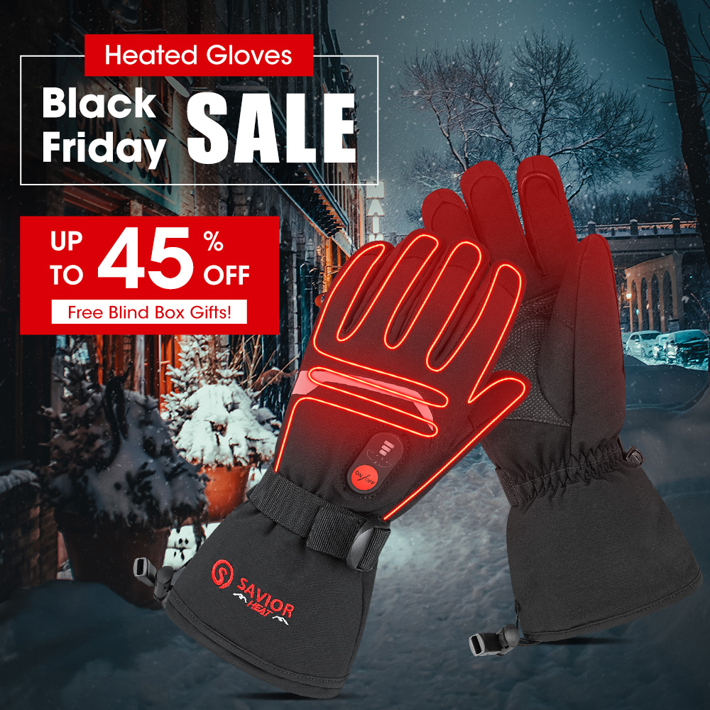 Heat Resistant Glove - Зимние перчатки с подогревом «Снежный олень»