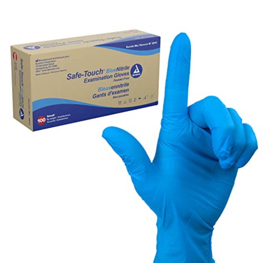 Exam Glove Nitrile - Одноразовые нитриловые смотровые перчатки Safe-Touch, без