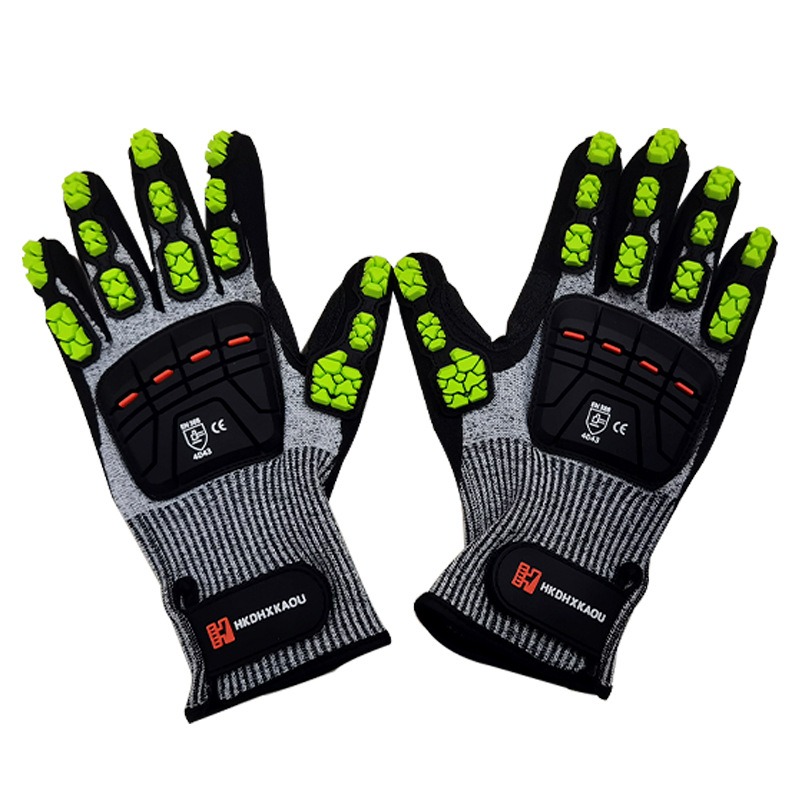 Work Glove Impact - Новые механические противоударные перчатки TPR, сертифицированный