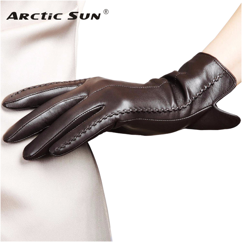 Leather Driving Glove - Перчатки из натуральной кожи, женские высококачественные