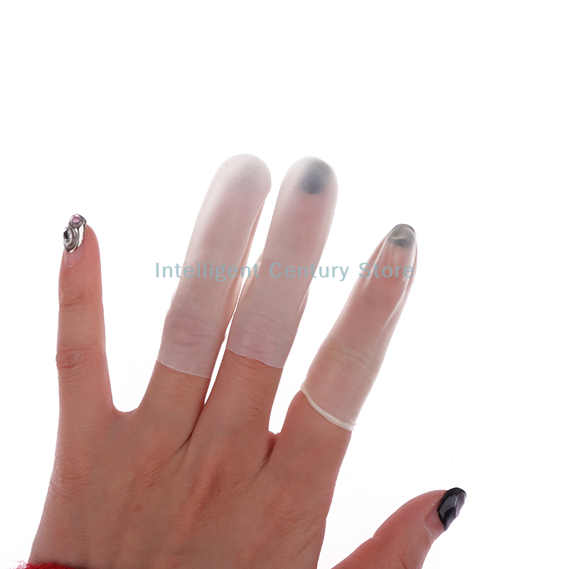 Latex Disposable Glove - 100 шт. резиновые нескользящие антистатические напальчники