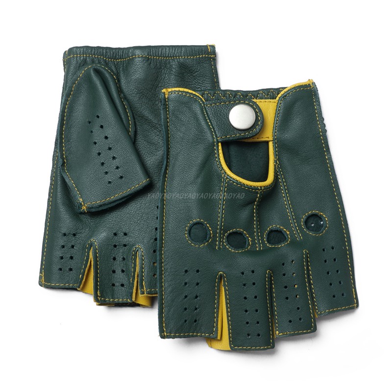 Leather Driving Glove - Высококачественные новые мужские перчатки из натуральной