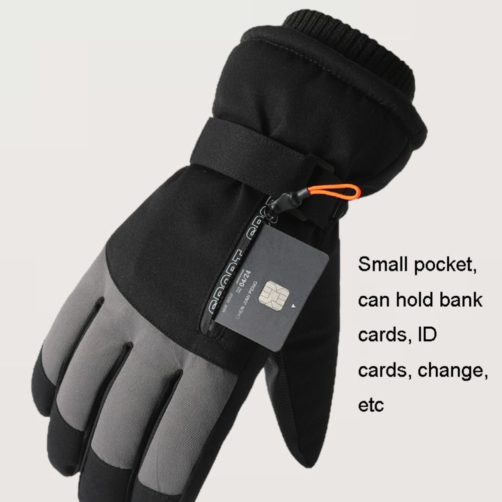 Ski Glove Waterproof - Ветрозащитные зимние теплые перчатки с сенсорным