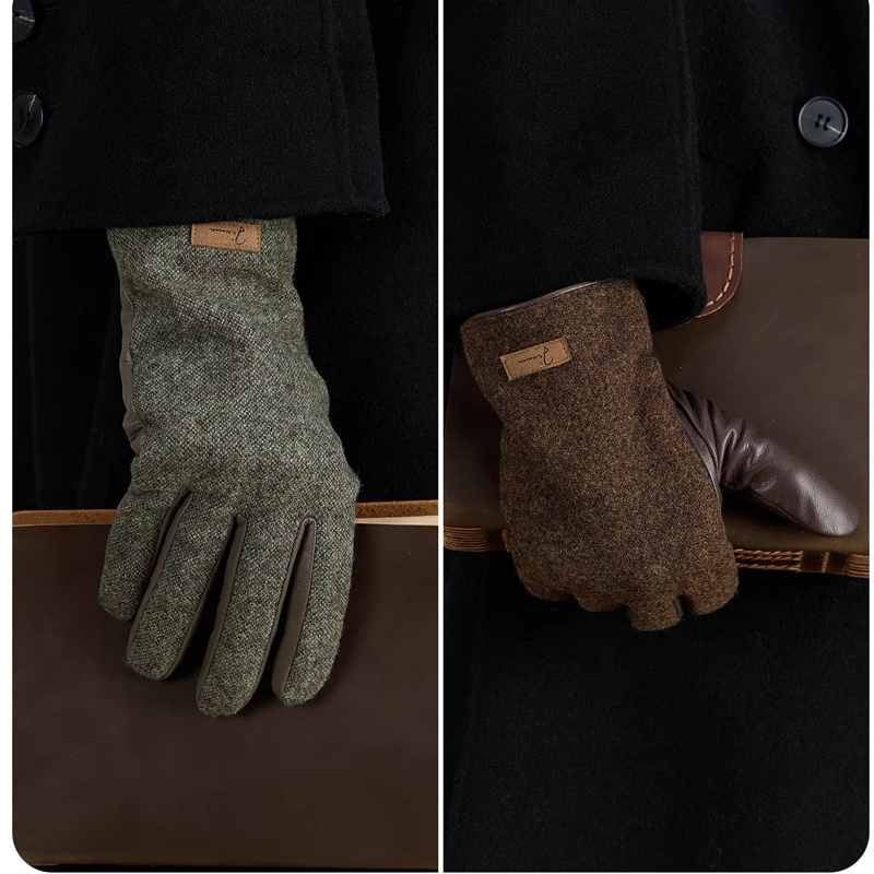 Мужские зимние перчатки с сенс – обзор и цена Wool Glove Lined