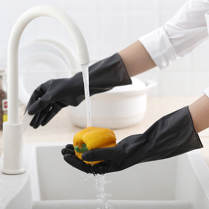 Черные перчатки 1 пара, перчат – обзор и цена Dish Glove Rubber