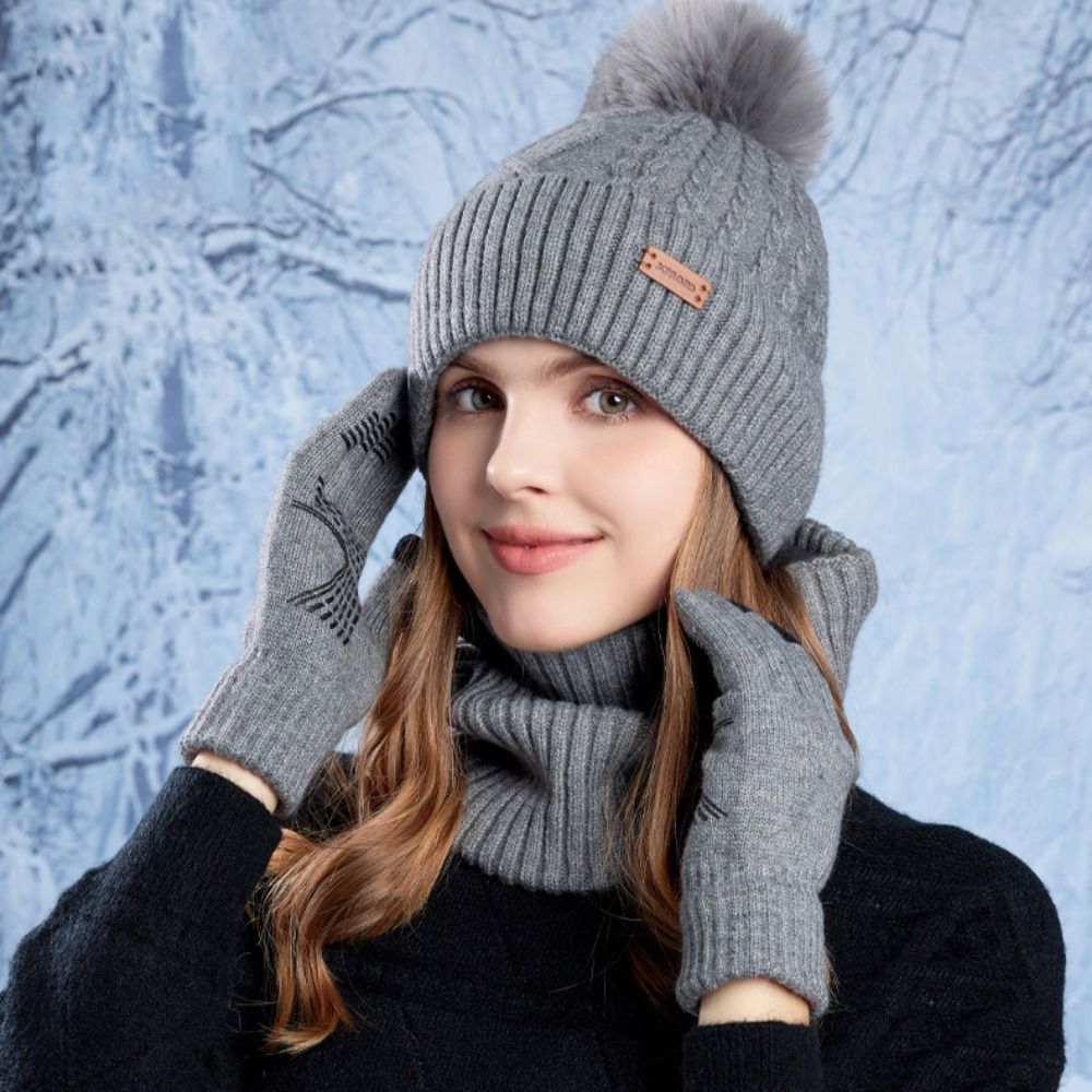 3 шт., однотонная шапка для пе – обзор и цена Wool Glove Lined