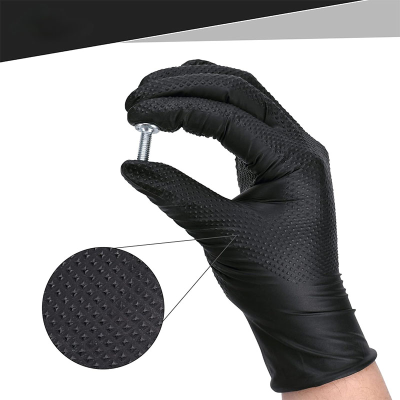 2-100 шт., 8 мил, сверхмощные  – обзор и цена Nitrile Mechanic Glove
