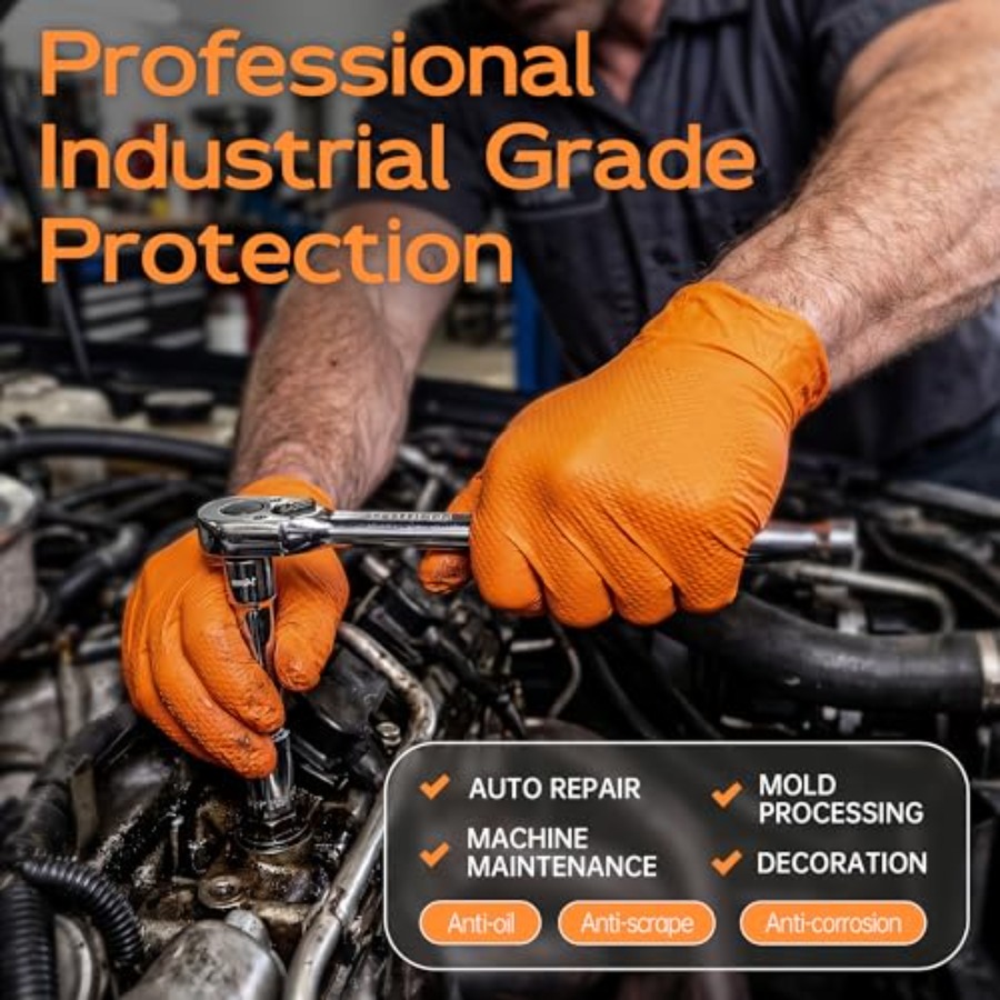 Прочные нитриловые перчатки ор – обзор и цена Nitrile Mechanic Glove