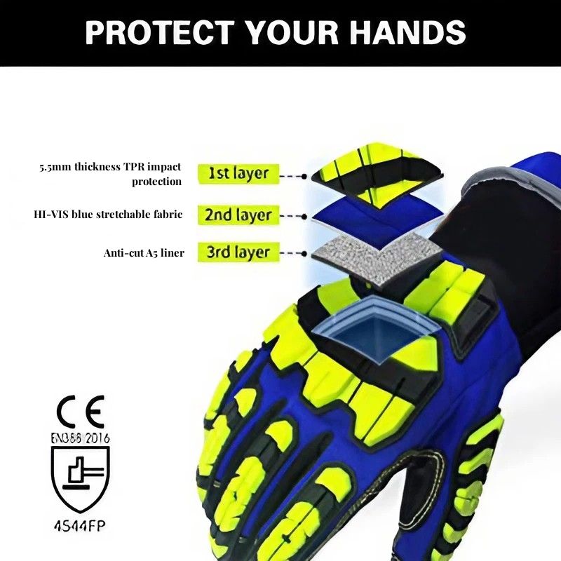 Рабочие перчатки XYEHS ANSI CU – обзор и цена Work Glove Impact