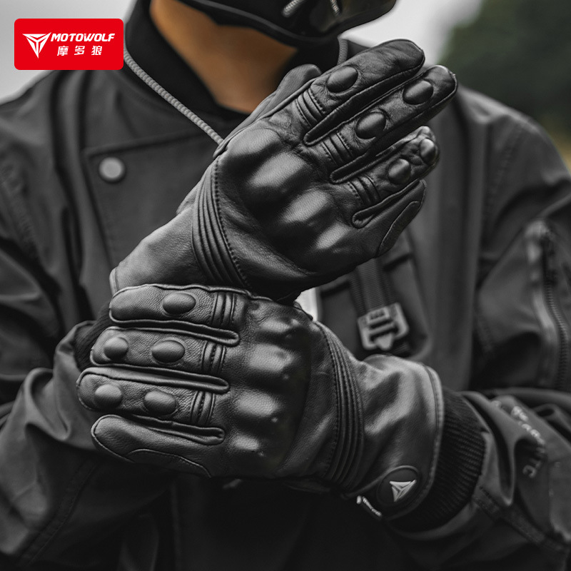 Зимние мотоциклетные перчатки  – обзор и цена Motorcycle Glove Knuckle