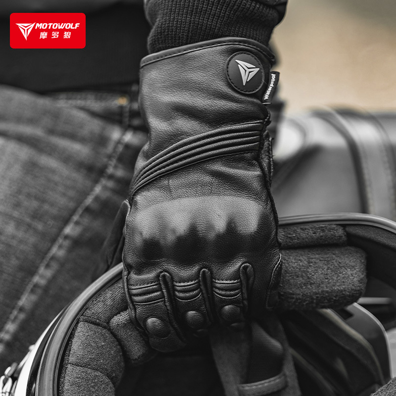 Зимние мотоциклетные перчатки  – обзор и цена Motorcycle Glove Knuckle
