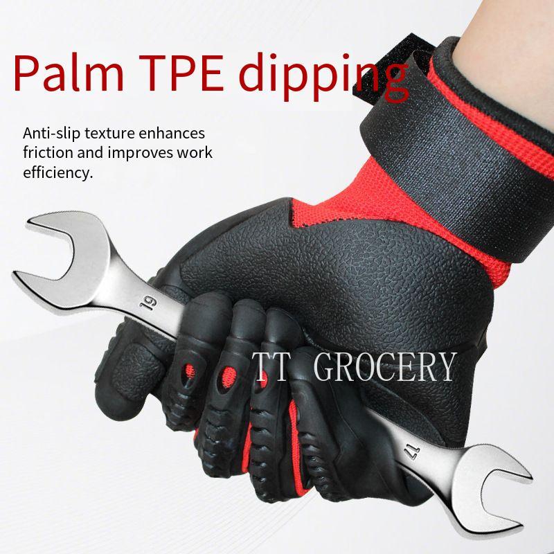 Ударопрочные перчатки TPE для  – обзор и цена Work Glove Impact