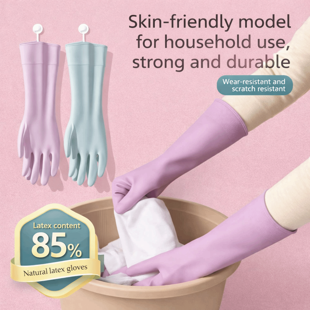 Латексные перчатки для мытья п – обзор и цена Dish Glove Rubber