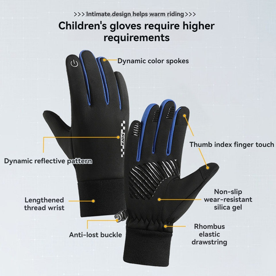 Зимние детские перчатки с подк – обзор и цена Ski Glove Waterproof