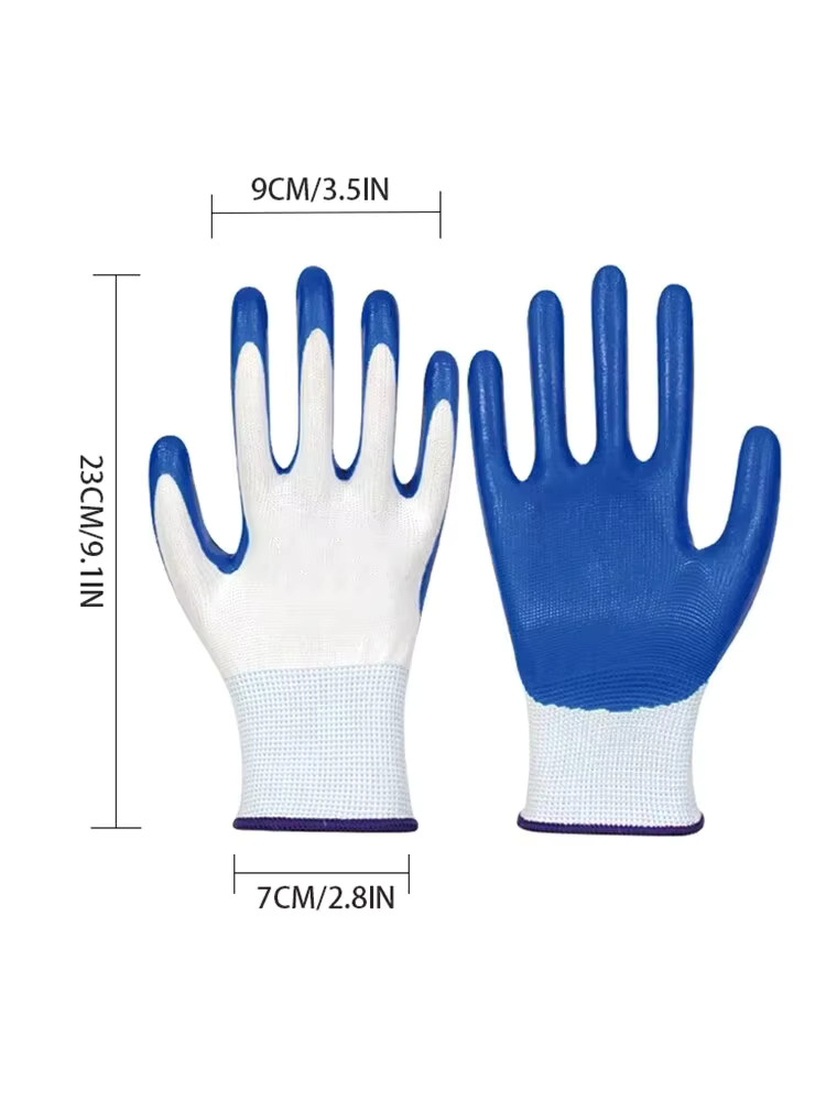 3 пары нескользящих износостой – обзор и цена Nitrile Mechanic Glove