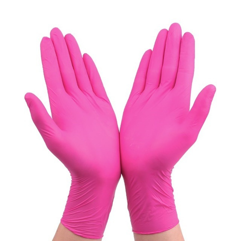 Розовые, черные одноразовые ни – обзор и цена Nitrile Mechanic Glove