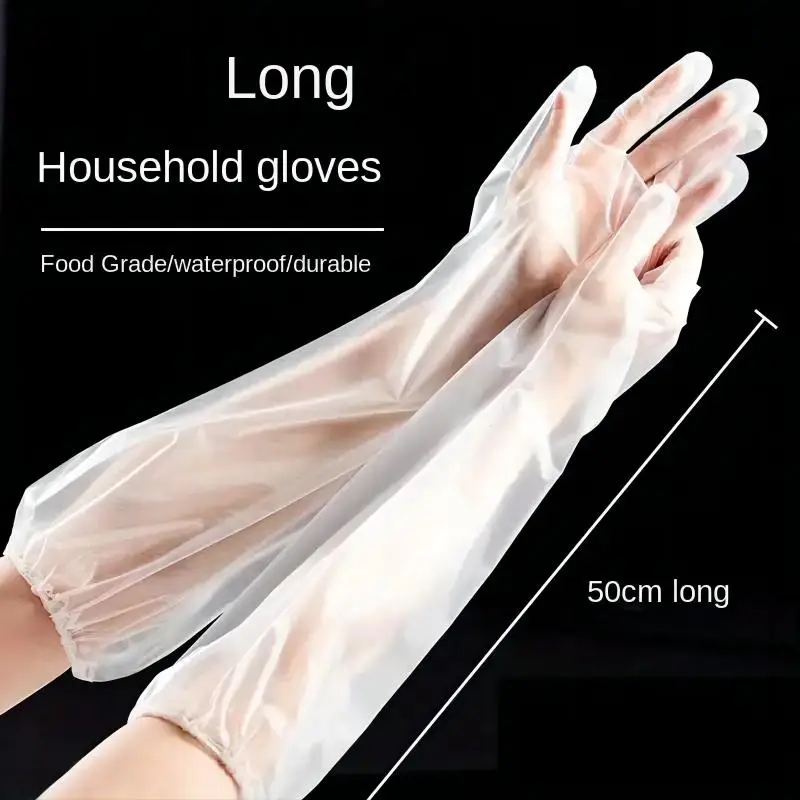 30 шт. одноразовых удлиненных  – обзор и цена Rubber Glove Cleaning