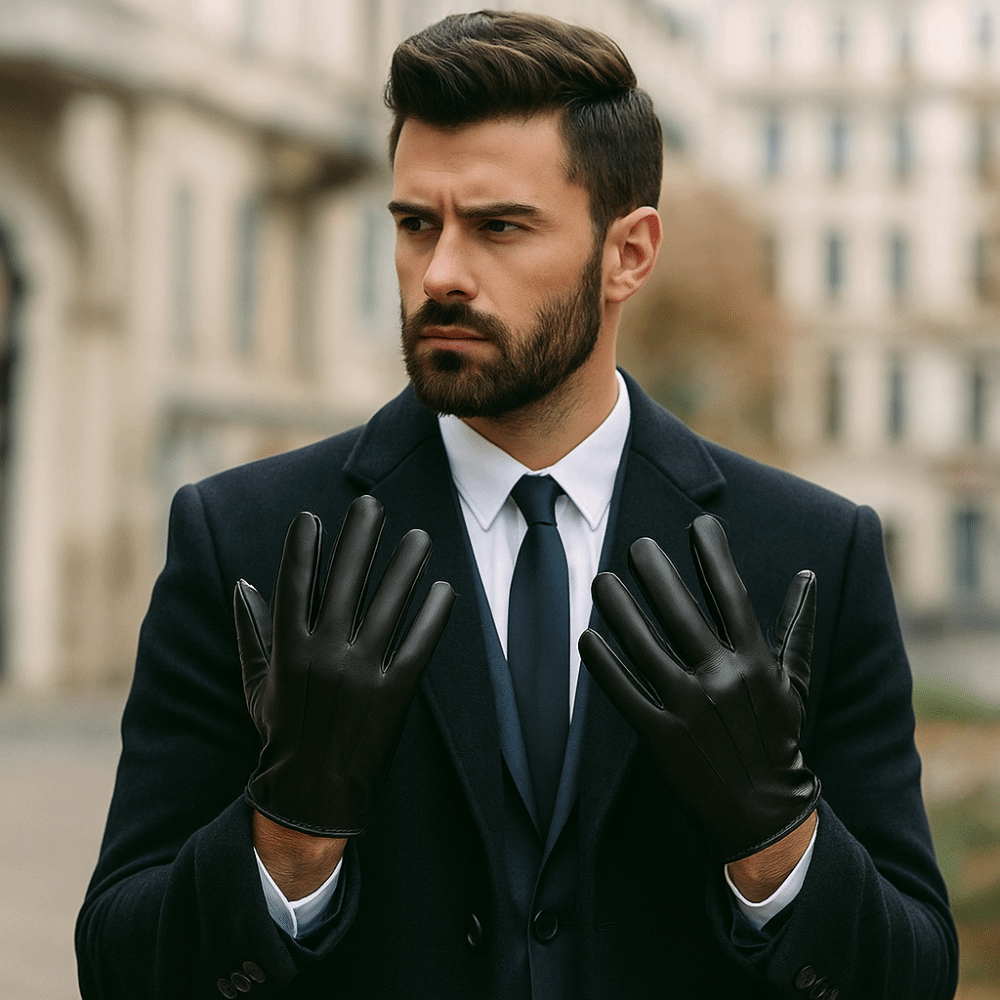 Модные черные перчатки для вож – обзор и цена Leather Driving Glove