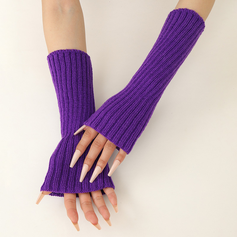 Girls Colorful Warm Knitted Ar – обзор и цена Fingerless Glove Knit
