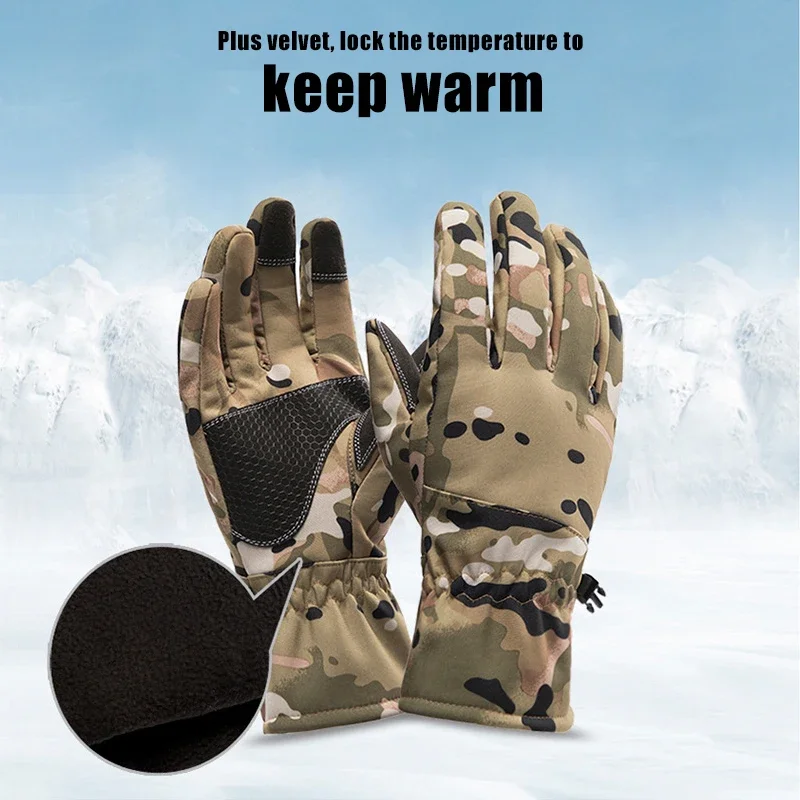 Зимние водонепроницаемые камуф – обзор и цена Ski Glove Waterproof