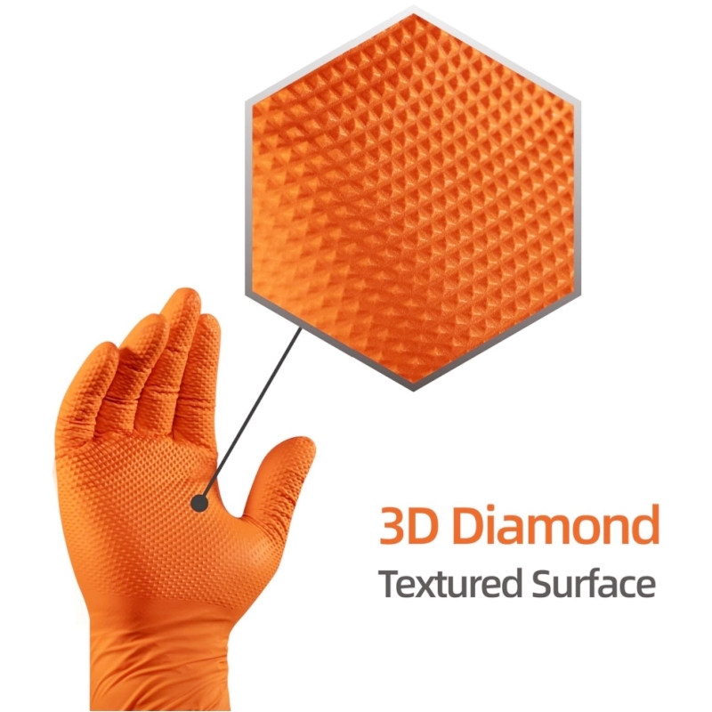 Прочные оранжевые нитриловые п – обзор и цена Nitrile Mechanic Glove