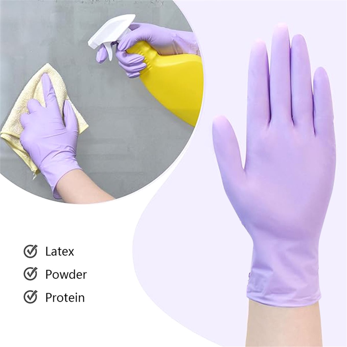 Высокое качество, 100 шт., нит – обзор и цена Exam Glove Nitrile