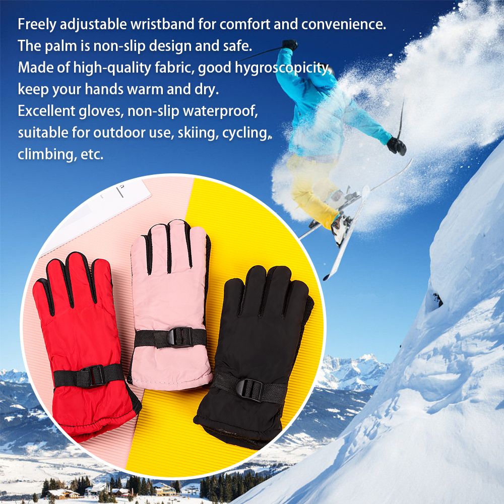 Новые зимние теплые перчатки д – обзор и цена Ski Glove Waterproof
