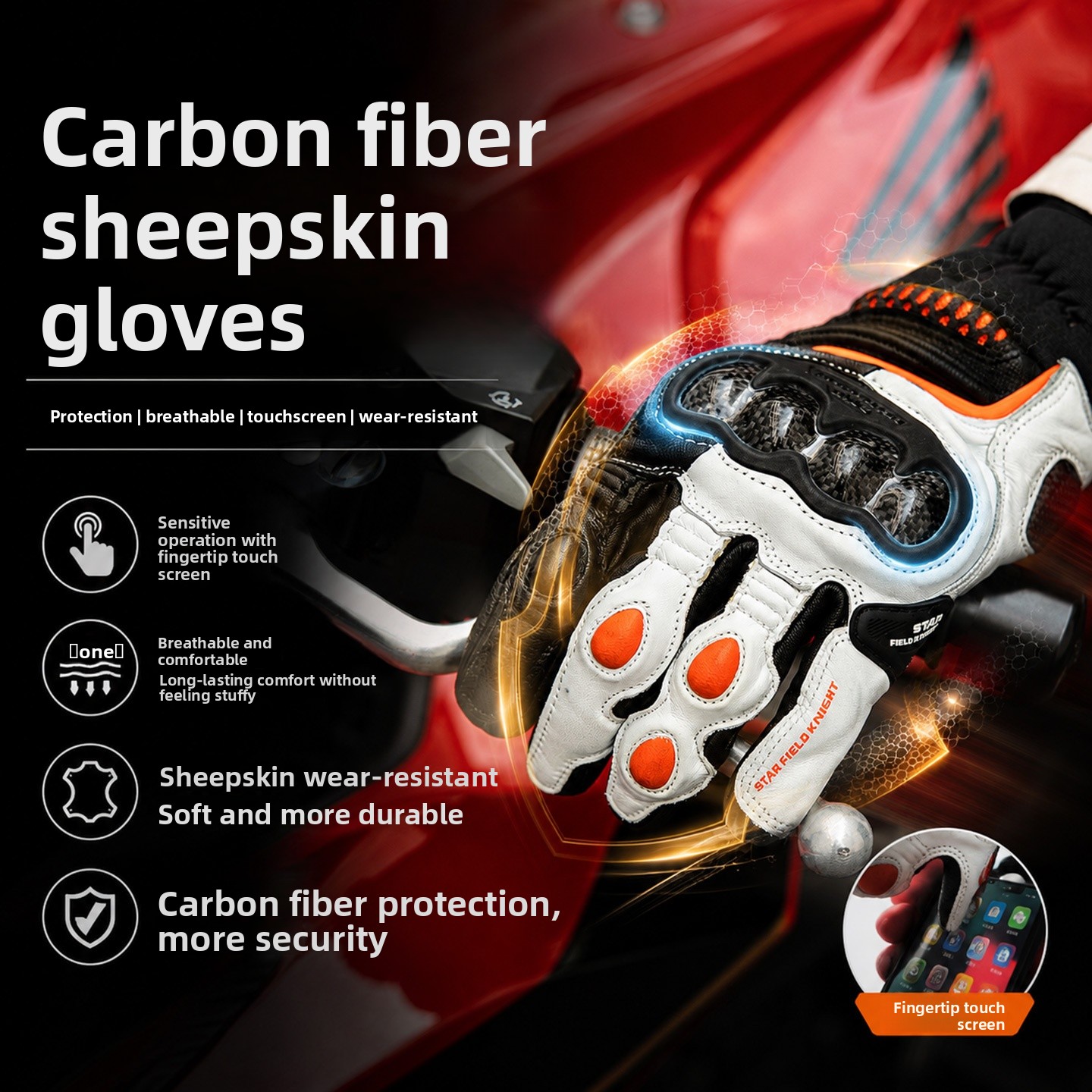 Мотоциклетные перчатки STAR KN – обзор и цена Motorcycle Glove Knuckle