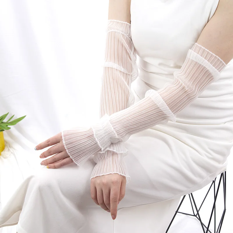 Летние длинные перчатки без па – обзор и цена Fingerless Glove Knit