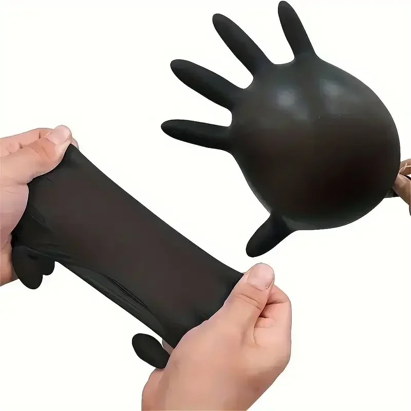 1/100 шт. Одноразовые черные п – обзор и цена Latex Disposable Glove